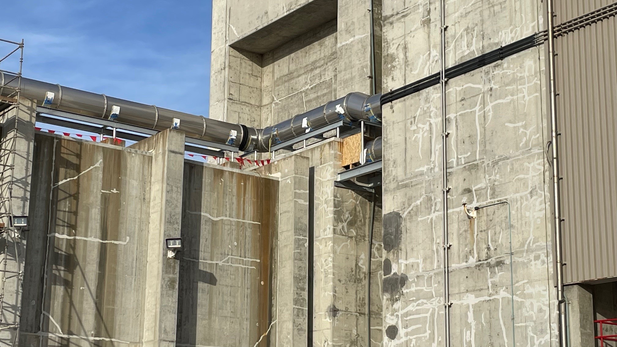 Anderson Systems outdoor process equipment installation for a semiconductor or biotech client